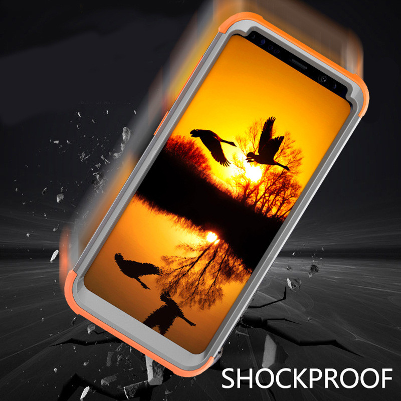 Camera Protection Back Cover Raised Edges Screen Protection For Samsung S8 Plus