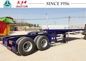 Quality 20FT / 40FT 2 Axle Interlink Flatbed Trailer Side Wall Trailer wholesale