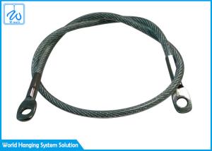 Quality Single Leg 2mm Stainless Steel Wire Rope Sling With Thimble Eye wholesale