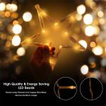 Christmas 3.5M Fairy Star Led Curtain String Lights 100-240V Xmas Garland String