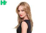 Fashion Blonde Heat Resistant Synthetic Wigs No Shedding No Tangle
