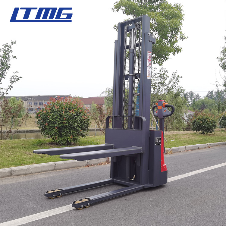 LTMG small Colorful Auto Electric 1.5ton 2ton electric stacker lift 3 meter plate stacker forklift stacker