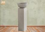 Fiberclay Garden Pots Clay Flower Pots With Pedestal Outdoor Planters Large