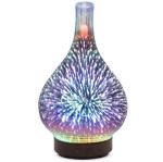Christmas Firework Aromatherapy Essential Oil 3D Diffuser Glass Humidifier