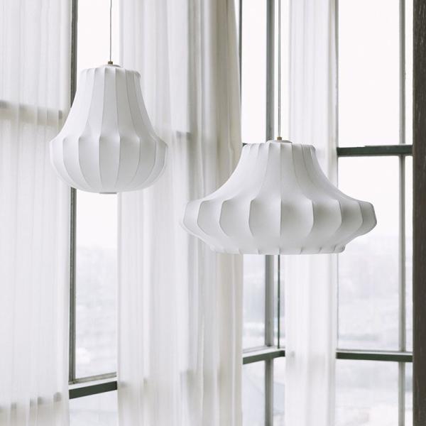 Nordic Silk Pendant Lights Simple Bedroom Normann Copenhagen Phantom Lamp(WH-MI