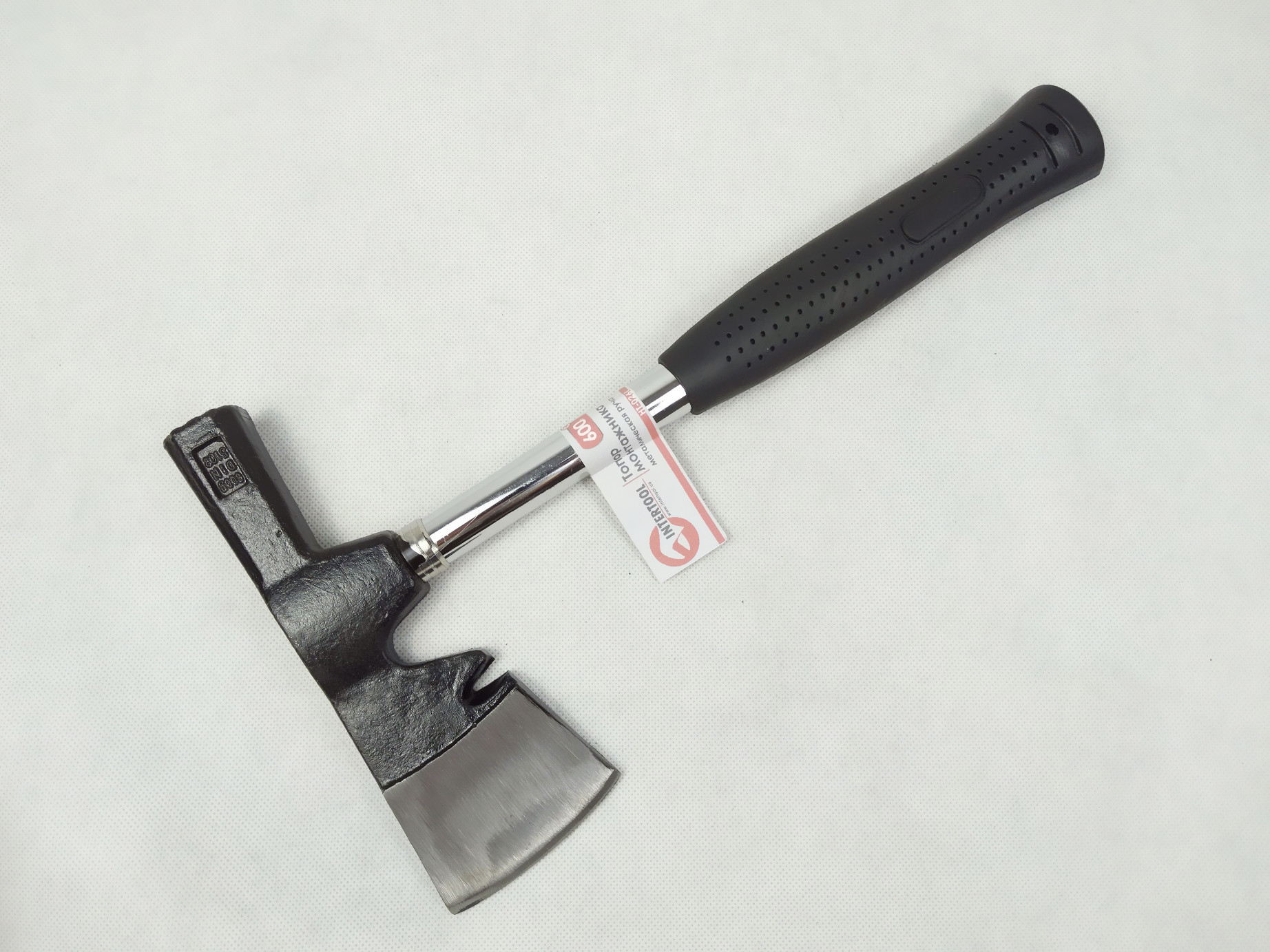 600G Carbon Steel Materials Multifunction Axe with Steel Tubular Handle(XL0160)