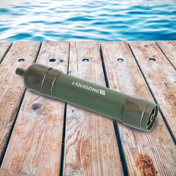 LIQUIDZING Personal Water Filter Straw For Hiking Camping Backpacking Travel