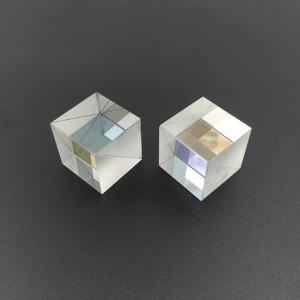 China High Precision Dichroic Optical Glass Prism Cube Beam Splitter on sale