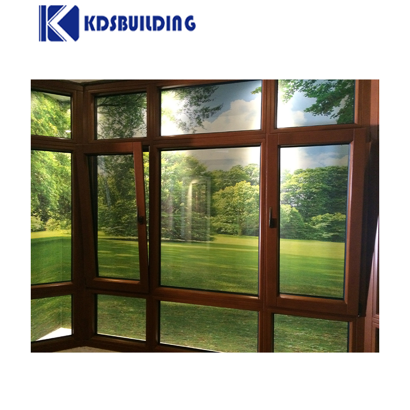 Wooden Window Design Tilt And Turn Window With Temper Glass Fly Screen Germany Hardware Wood Window Grids