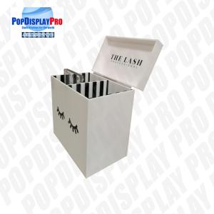 Quality Silk Screen Black Printed Merchandising Shelf Promote Eye Lash Extension wholesale