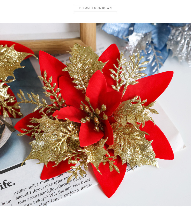 Onion Cloth Plush Cloth Powder Sprinkled Simulated Christmas Wreath Accessories