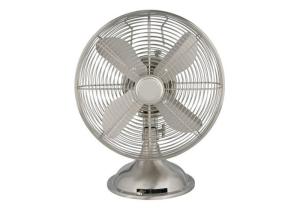 Quality Metal Retro 12 Inch Table Cooler Fan 3 Speed 4 Blade SAA CE ETL wholesale