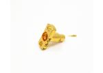 SMP Male Limited Detent Flange Mount Connector for CXN506 Cable