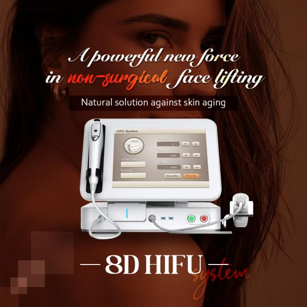 Cheap CE 8d Hifu Machine Skin Rejuvenation Skin Care Microcurrent Facial Device for sale