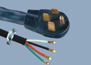 Quality UL CUL CSA 50A 250V Heavy Duty Range NEMA 14-50P Electric Angle Plug American UL Power Cord wholesale