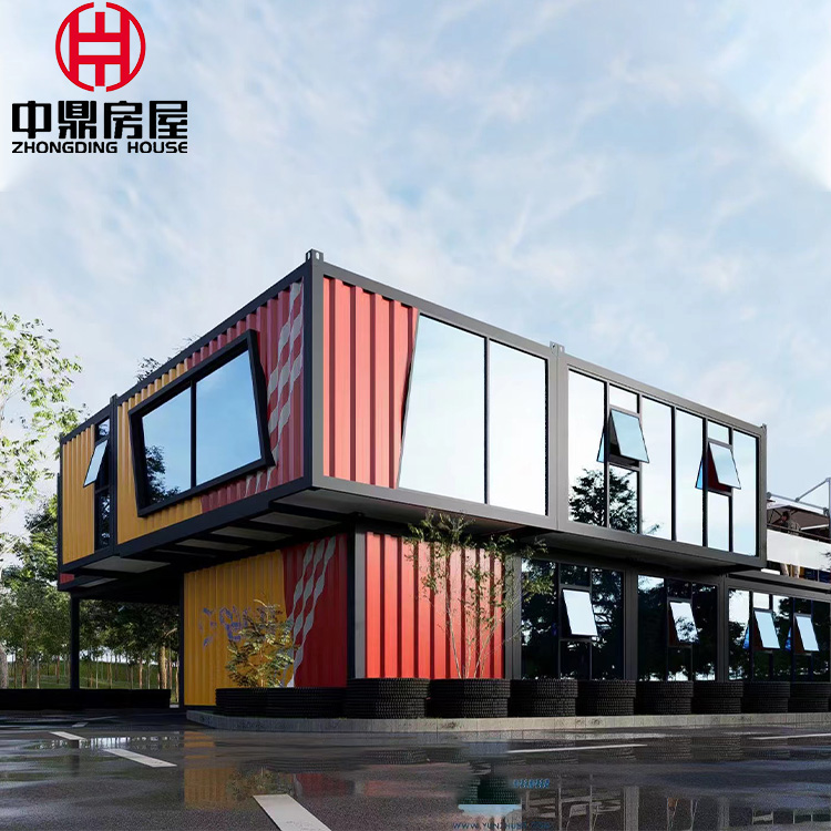 Small Living Spaces Apartment Container Homes with Customized Color and Modular Design