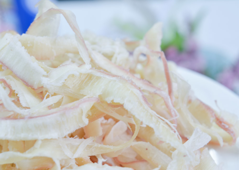 Salty Roasted Dried Squid Fin Shredded Thailand Russian Market