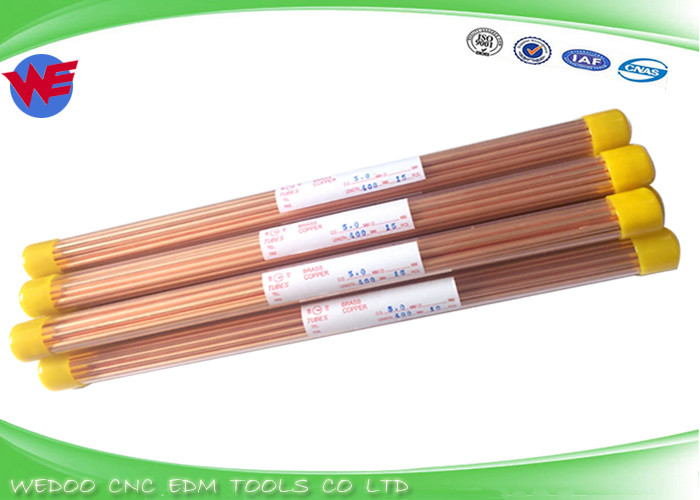 Single Hole EDM Copper Electrode 5.0x400mmL For Small Hole EDM Drilling Machine