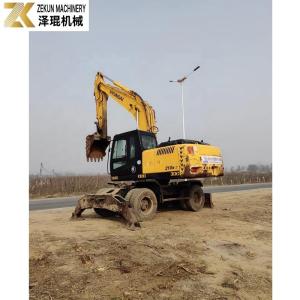 Quality 2017 Hyundai Robex 210 Used Compact Excavator 210W-7 4WD wholesale