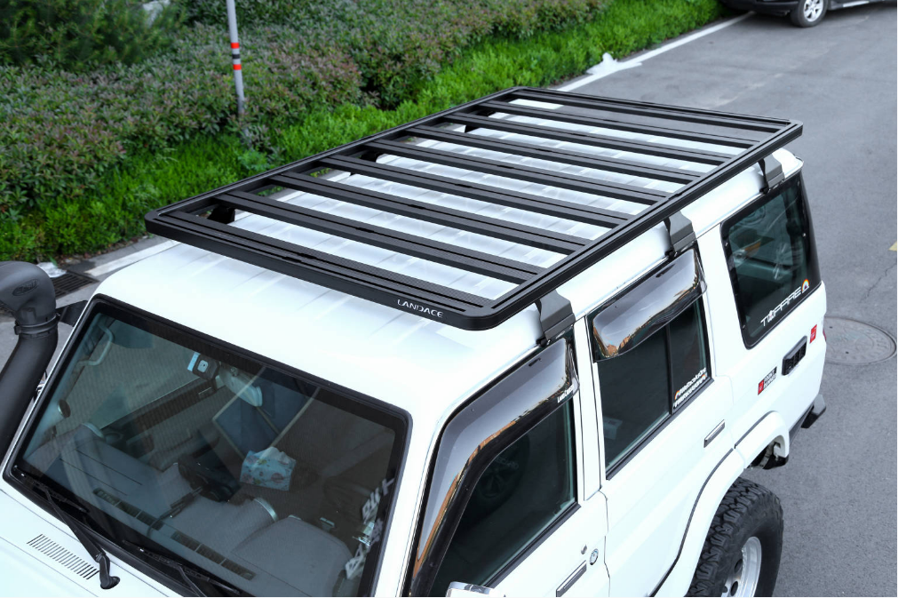 2110X1195 Customized Aluminium Powder Coated Luggage Basket Roof Rack Ideal for LC150