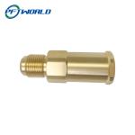 Electronic Turning CNC Brass Parts 5 Axis Zinc Titanium Plating
