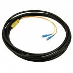 SZ Stranded outdoor Single Strand Fiber Optic Cable For Industial And Military