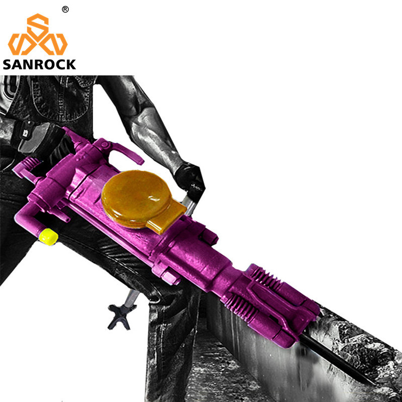 Portable Rock Drill YT28 Pneumatic Jack Hammer Mining Air Leg Rock Drill Machine
