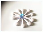 4mm ECG EKG Leads Electrode Snaps , Ekg Adapters Converter White Color