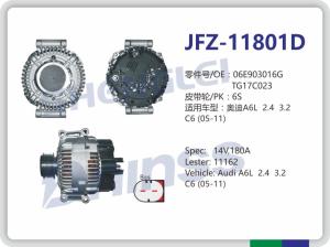 Quality 06E903016G Audi Car Alternator 11162 TG17C023 06E903016L 06E903016K 12V 180A wholesale