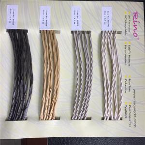 Quality Strong Weaving Poly PVC Rattan Plastic Material 5mm Size UV Resistant wholesale