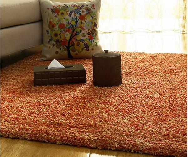 Home Goods Area Rugs With 100% Polyester Textured Yarn And Non-Woven Cloth