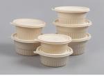 Disposable Blister Noodles Biodegradable Container Round Eco Friendly Bowl