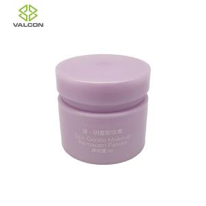 Quality Purple 5 ML Cosmetic Cream Jar Screw Cap White Silk Screen Printing wholesale