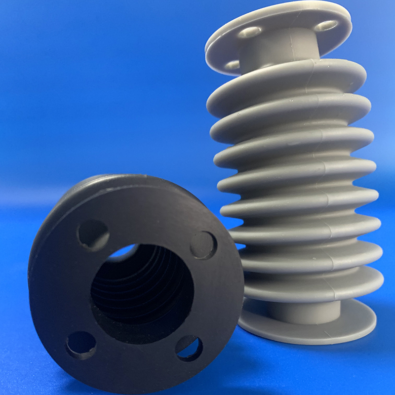 Silicone Rubber Expansion Bellows Customized Food Grade Weighing Bellow Round & Conical Polyconnect