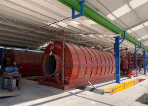 Quality 10 Ton Waste Tyre Pyrolysis Oil To Diesel Rubber Plastic wholesale