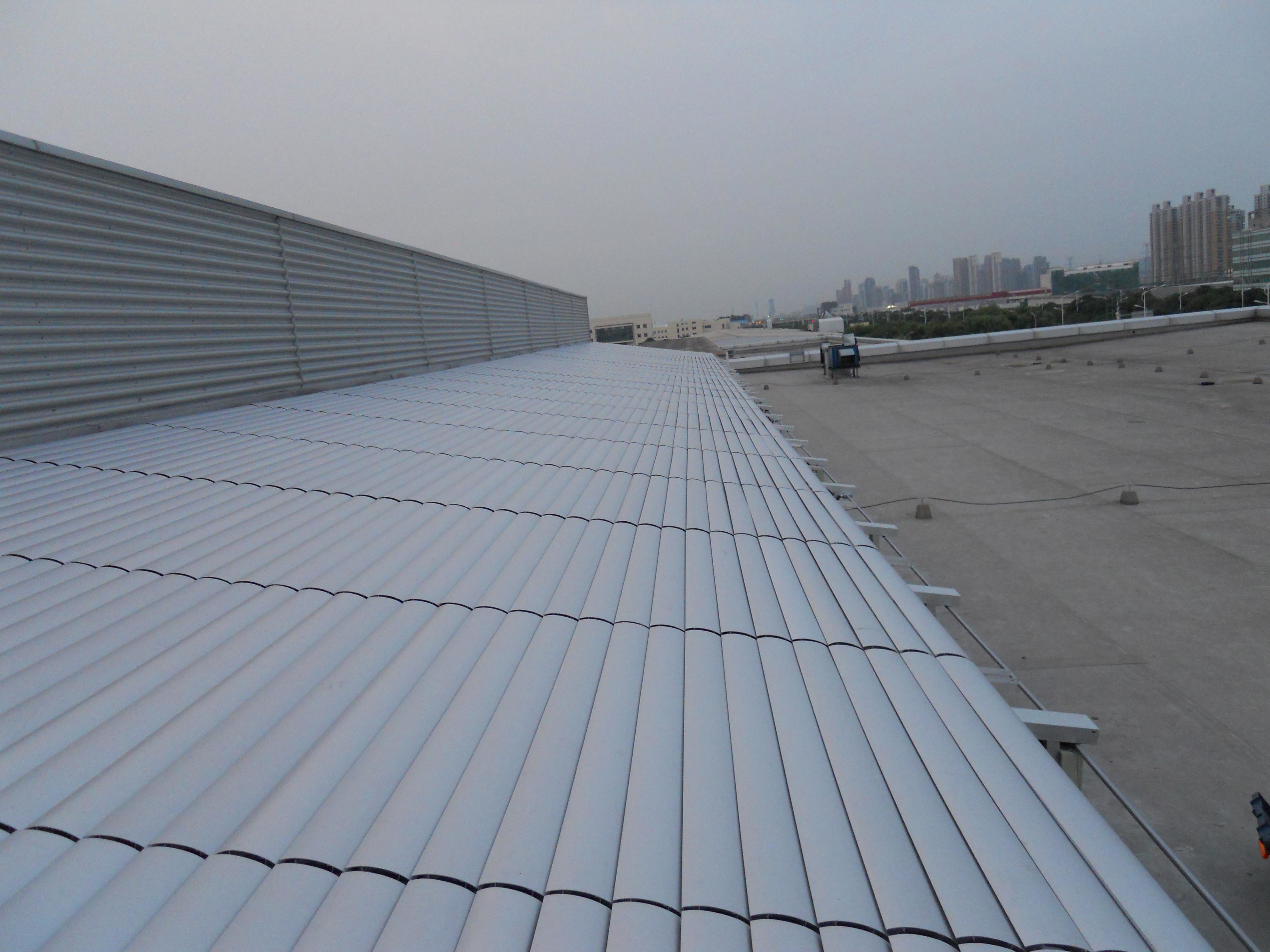 Powder Coating 1.0mm Retractable Louvre Skylight Roof System