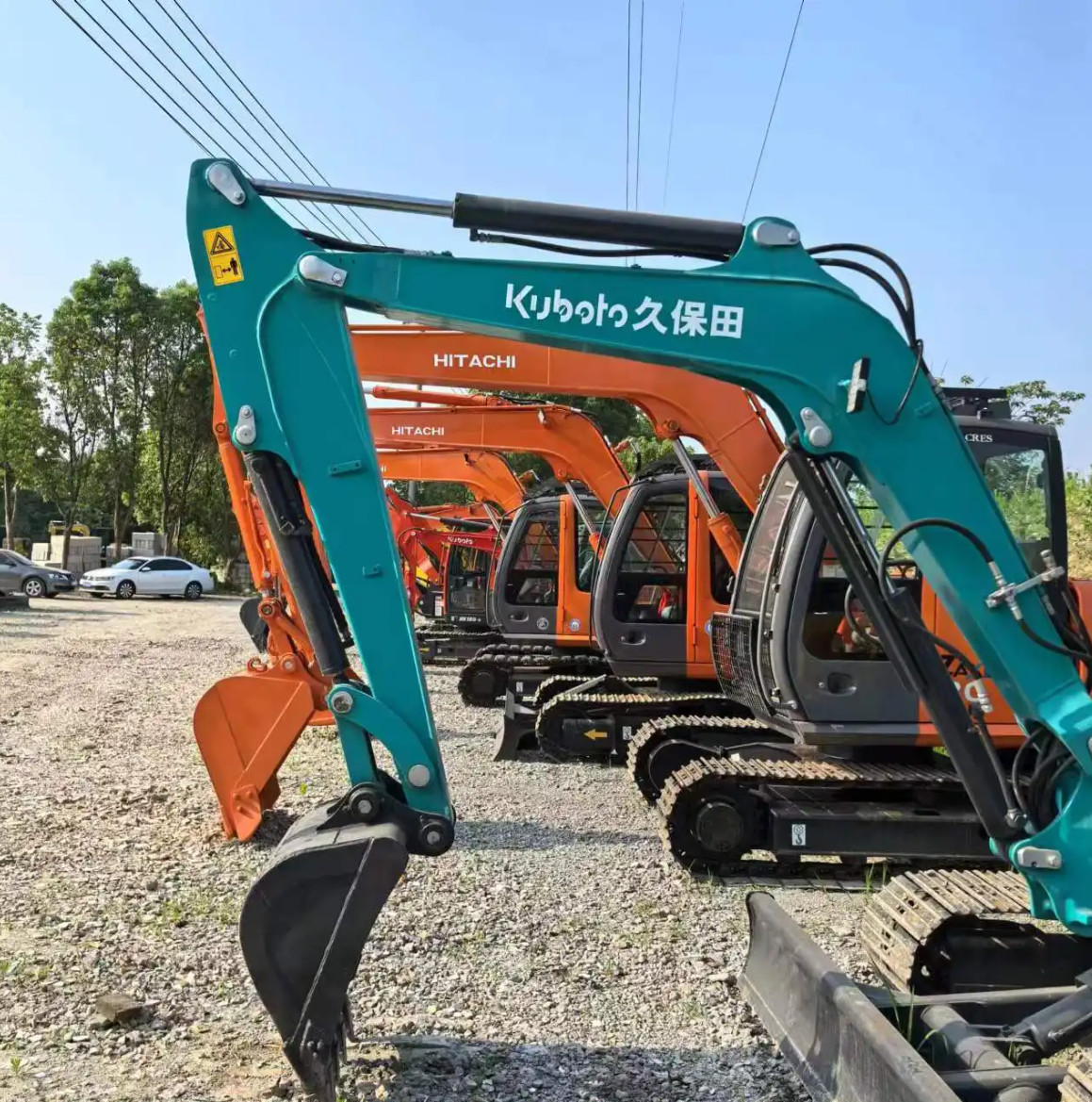 Used Kubota 161 6 Ton Digger Excavators Earthmoving Construction Machines