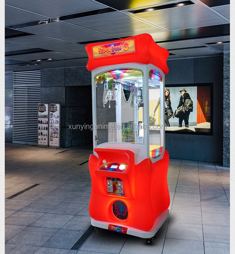 110V/220V/230V Voltage Doll Machine Super Box Toy Crane Machine Indoor Arcade Game