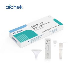 Quality COVID 19 Lateral Flow Antigen Test Kit 99% Accuracy RTK Antigen wholesale