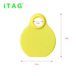 animal cattle neck tag certificate,laser ear tag,80*65mm,hole 16mm