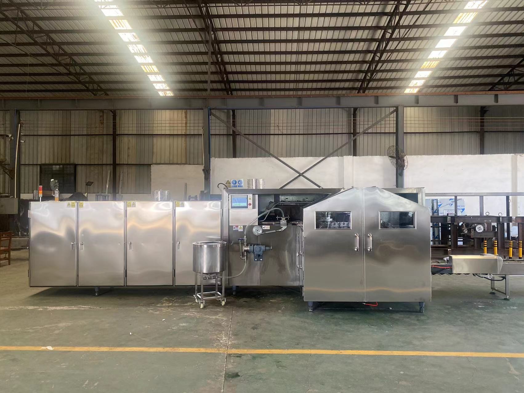 Thermal Processing 2000pcs/H Ice Cream Cone Baking Machine Plc Control