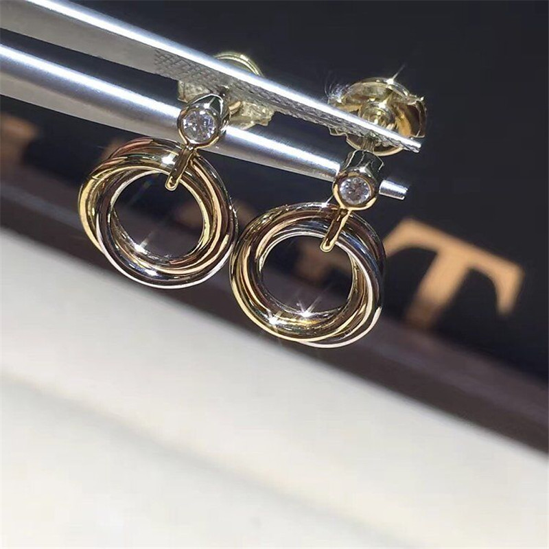 C tricyclic Earrings 18k gold white gold yellow gold rose gold bracelet Jewelry factory in Shenzhen, China