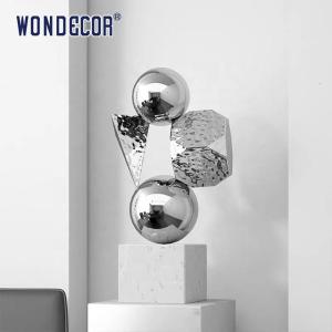 Quality Modern Home Decoration Metal Crafts Stainless Steel Abstract Sculpture wholesale