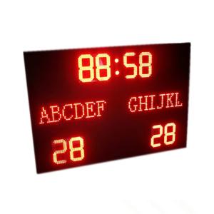 Quality Super Brightness In Red Color LED Football Scoreboard with Electronic Team Name wholesale