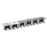 Contemporary Adjustable Office Workstations Cubicles Furniture 6x6