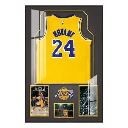 Aluminum Alloy Crystal Porcelain Painting Oil Painting Wall Art With HD NBA Star