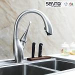 SENTO New Design kitchen sink faucet Swan faucet spray out for US MARKET