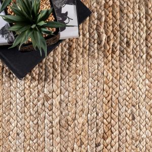 Quality handmade 30m 8mm Thickness Flat Natural Woven Sisal Carpet wholesale