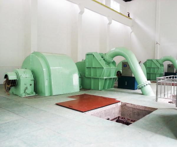 Standard Speed 6-10kV Pelton Hydroturbine Generator Unit With Air/Oil Cooling