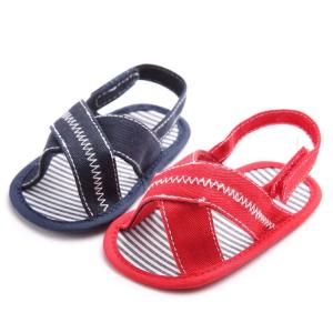 Quality Quick shipping Casual Canvas baby barefoot slipper infant Walking shoes toddler sandals wholesale
